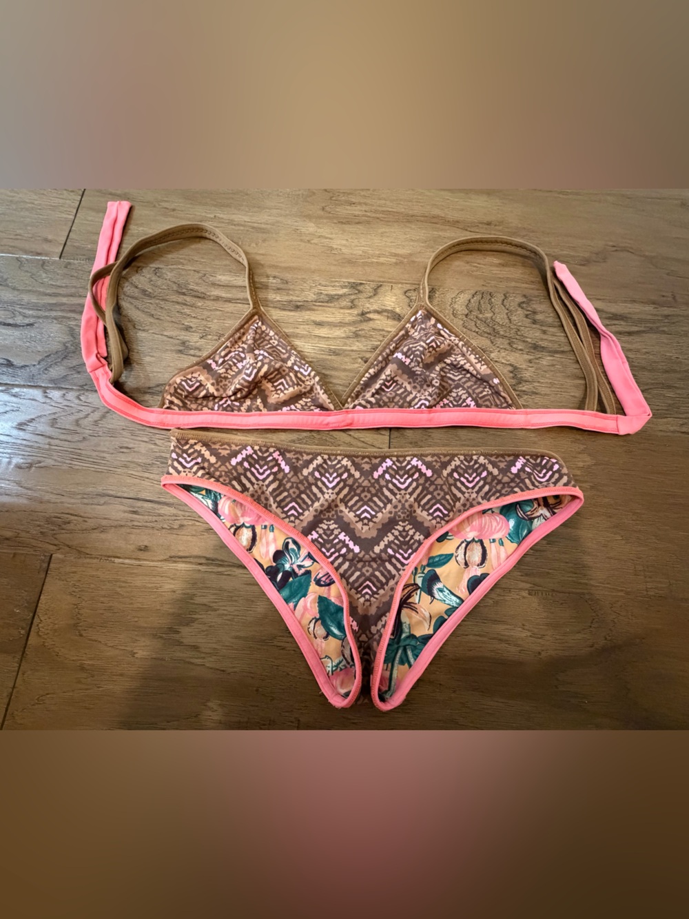 Maaji Swimwear Reversible Bikini Size Large